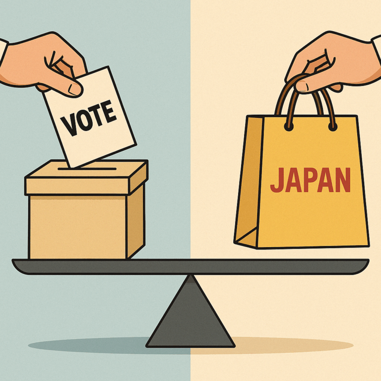 小さな選択が国を動かすｰｰ選挙と買い物の共通点